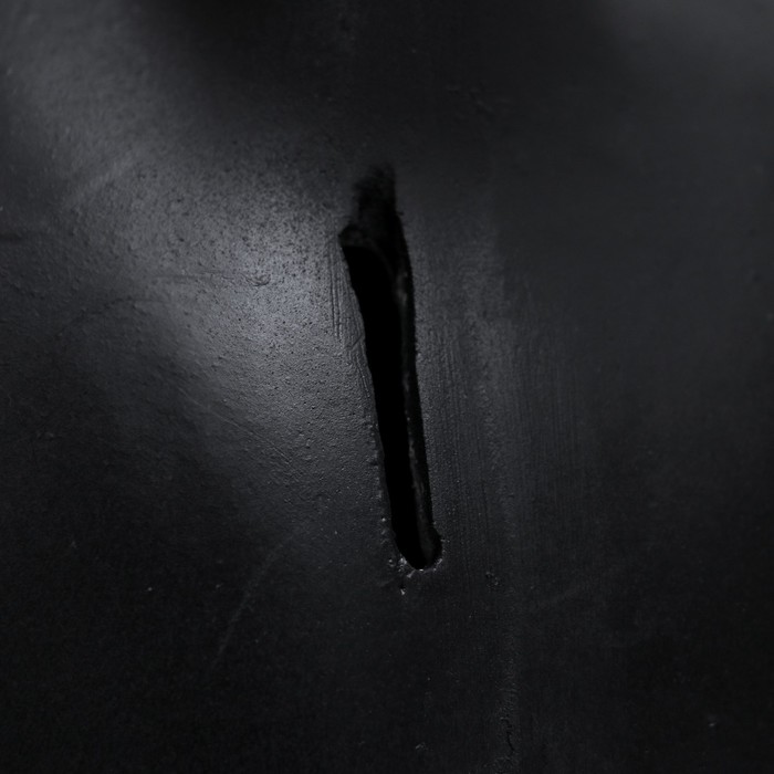 Копилка для денег «Гиря», гипс, чёрный, 19×19×29 см