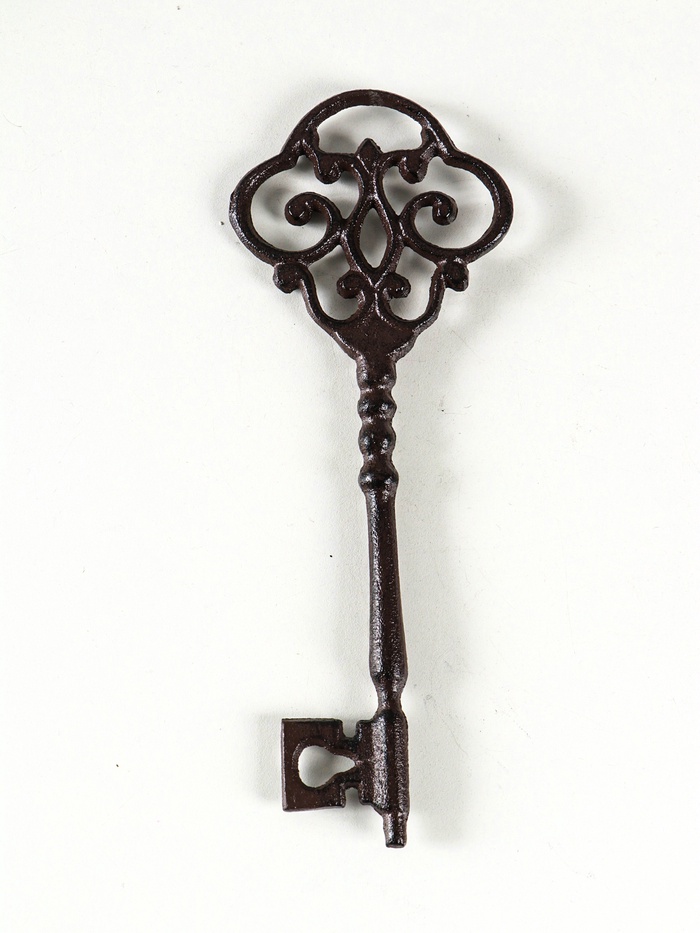 Фигурка чугун «Ключ», настенный декор, 25×9.5 см