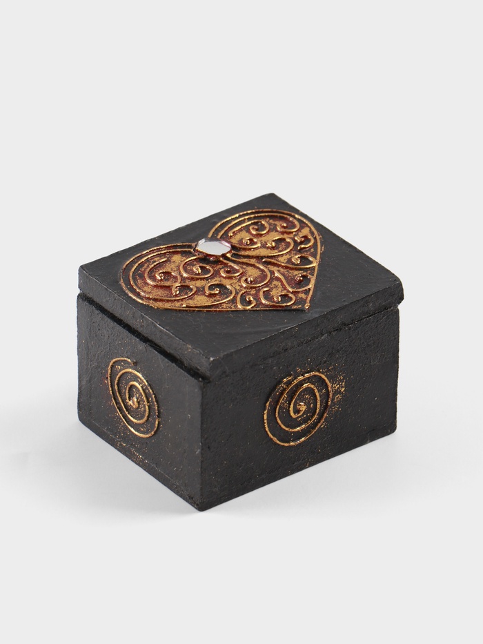 Шкатулка «Сердечко», 7×6×5 см, МДФ