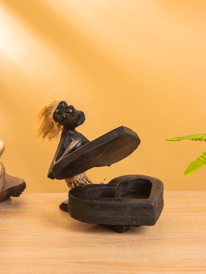 Шкатулка «Абориген хранитель», дерево