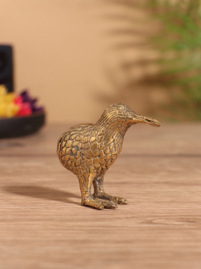 Сувенир «Киви», 6×2.5×5 см, бронза