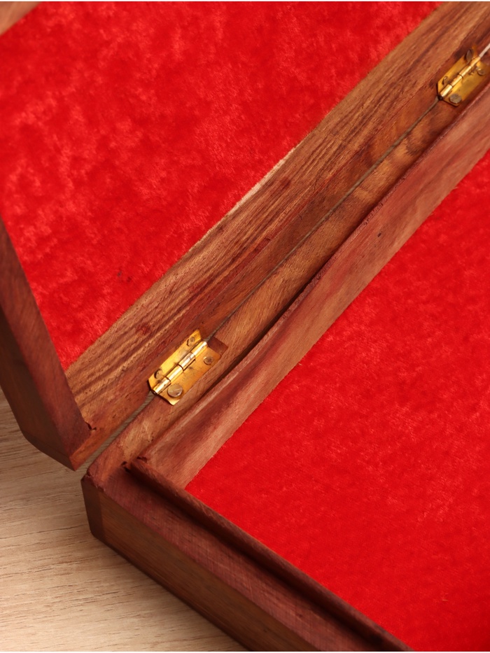 УЦЕНКА Шкатулка «Бесконечность», 25×15×6 см, дерево