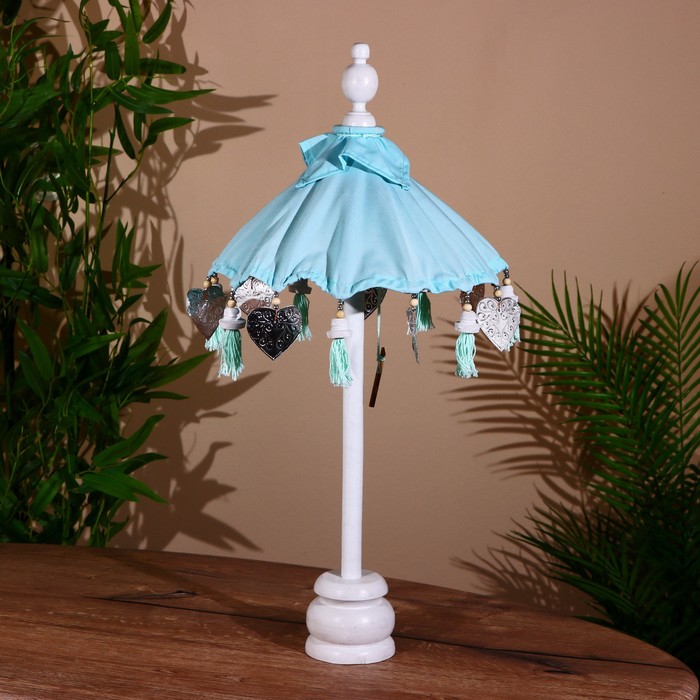 Сувенир интерьерный «Зонтик», 60 см, голубой