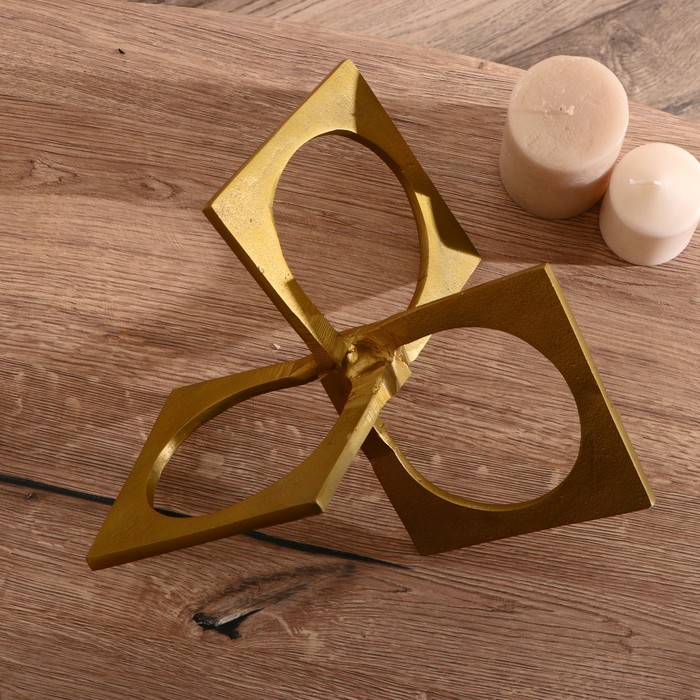 Абстракция «Фант», 29×33.5×18 см, алюминий