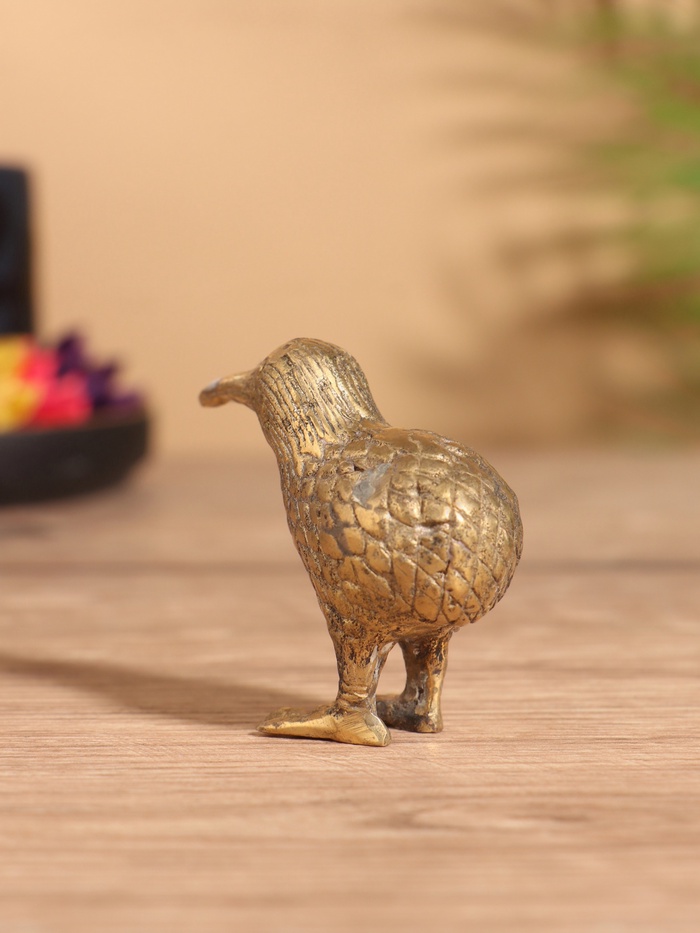 Сувенир «Киви», 6×2.5×5 см, бронза