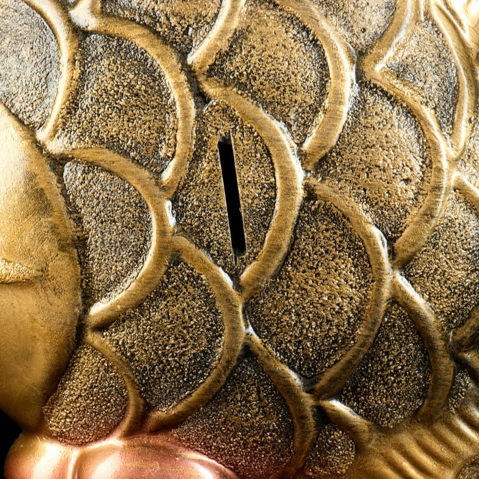 Копилка для денег «Золотая рыбка», гипс, 29×26.5×7 см