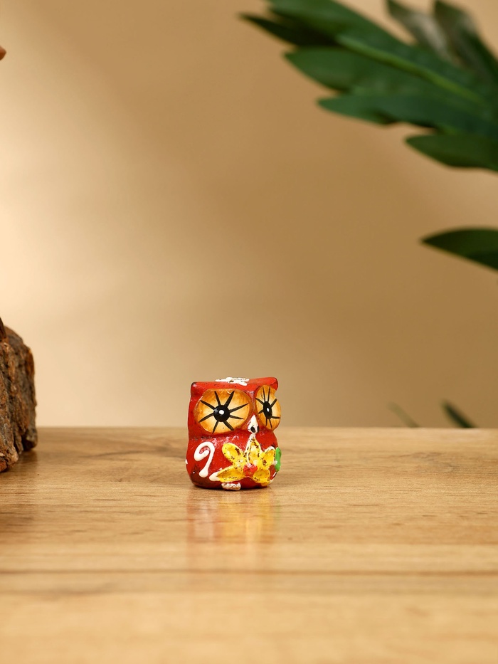 Набор сувенирный «Совята», h=4 см, h=3 см, h=2 см, дерево, коричневый