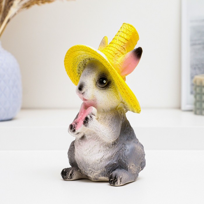 Копилка для денег «Зайчик с бабочкой», гипс, 20 см