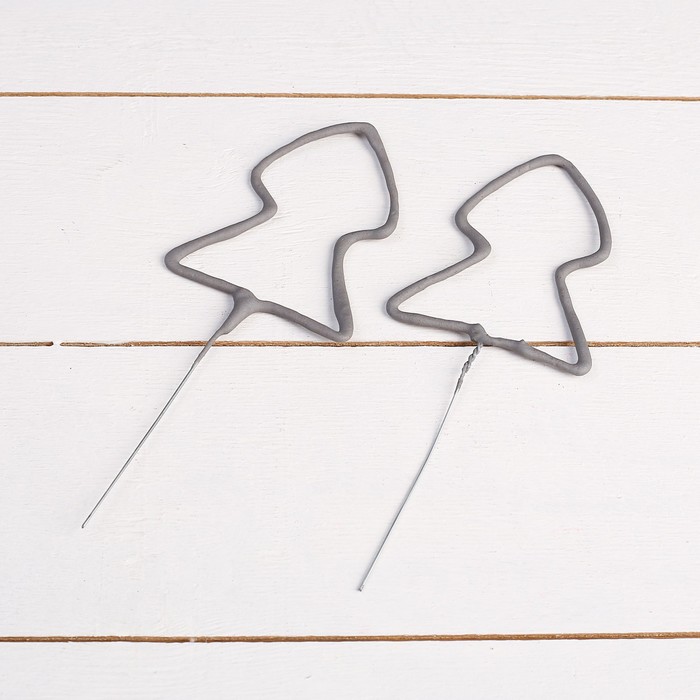 Бенгальские огни золотые «Ёлочка» фигурные, 2 шт., 17 см, горение 30 сек.