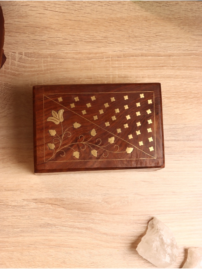 УЦЕНКА Шкатулка «Бесконечность», 15×10×7 см, дерево