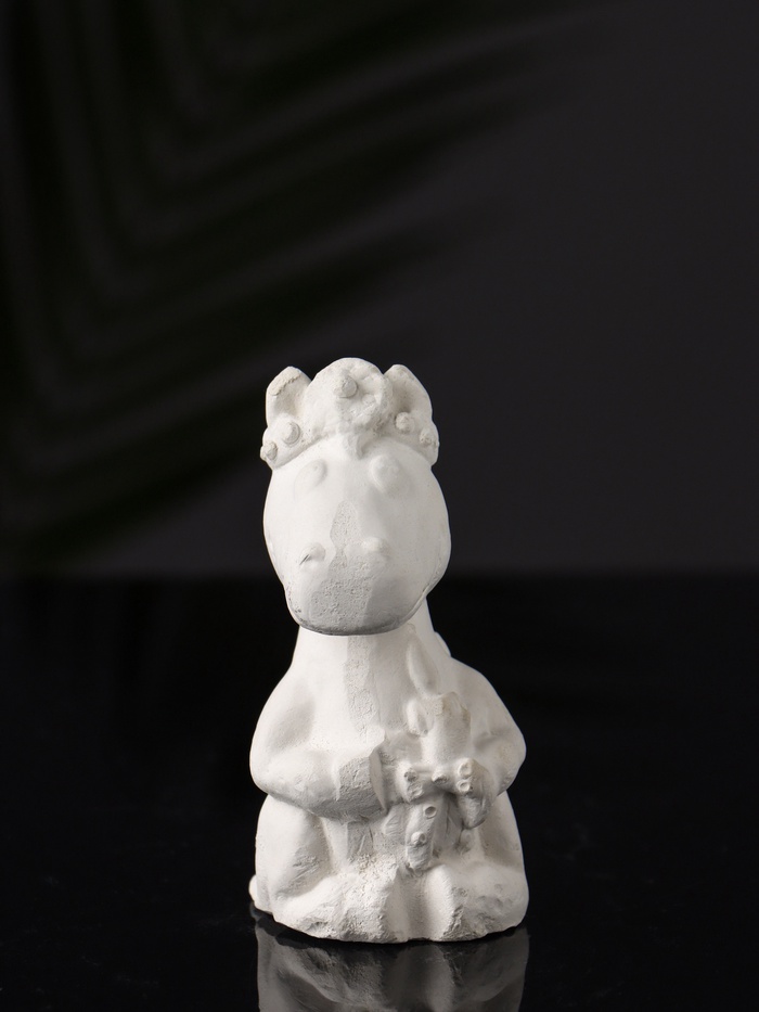 Фигурка для росписи «Лошадка с косой», гипс, 9×5×5 см