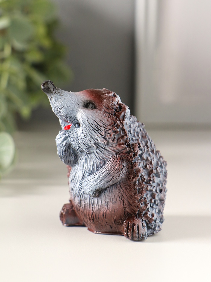 Фигурка «Ёж думает», 7.5×5×6 см