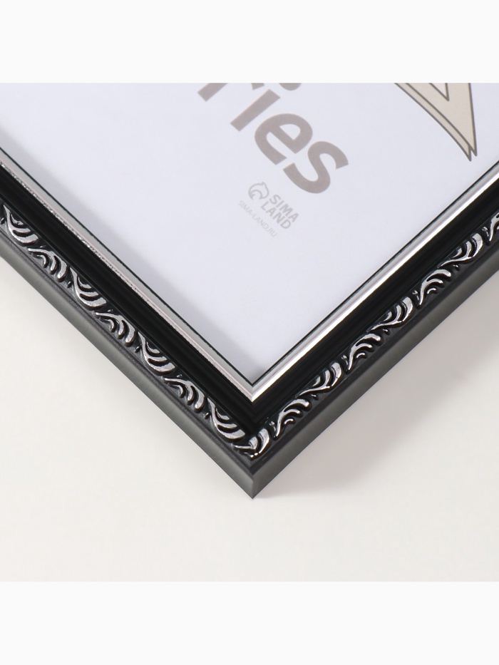 Фоторамка для фото 21×30 см Keep memories «Модерн», пластик, чёрный, (пластиковый экран)