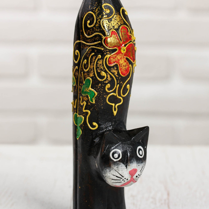 Сувенир «Кошечка», 7×4×35 см, дерево