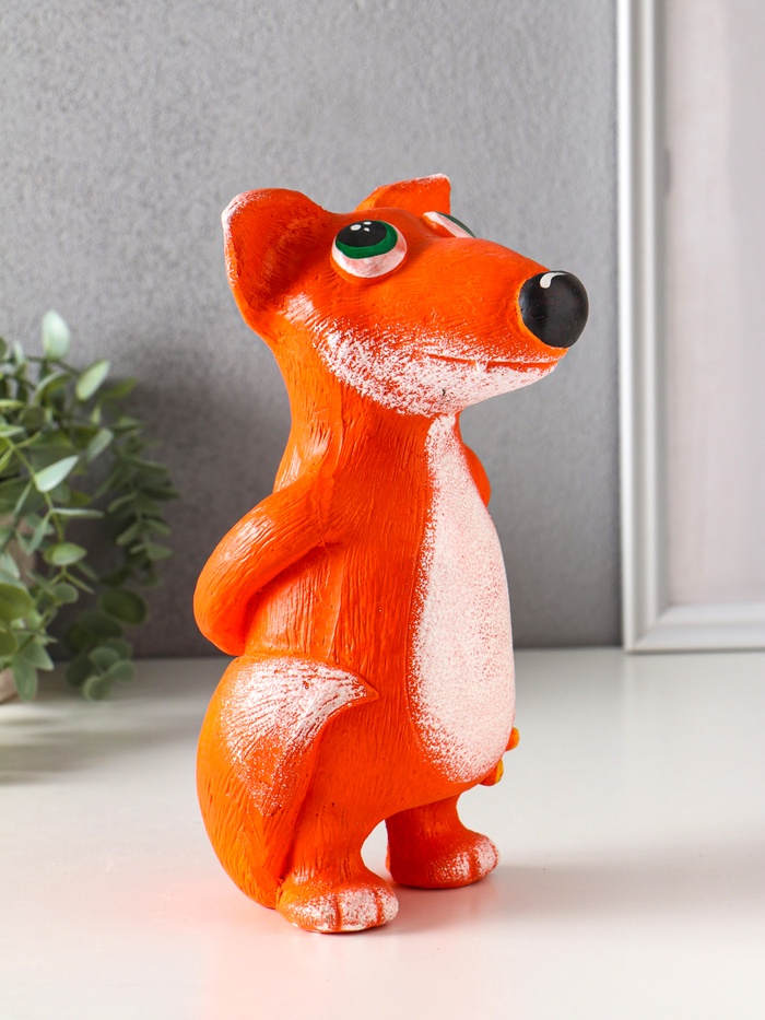 Копилка для денег «Хитрый лис», гипс, 25×13.5×13.5 см