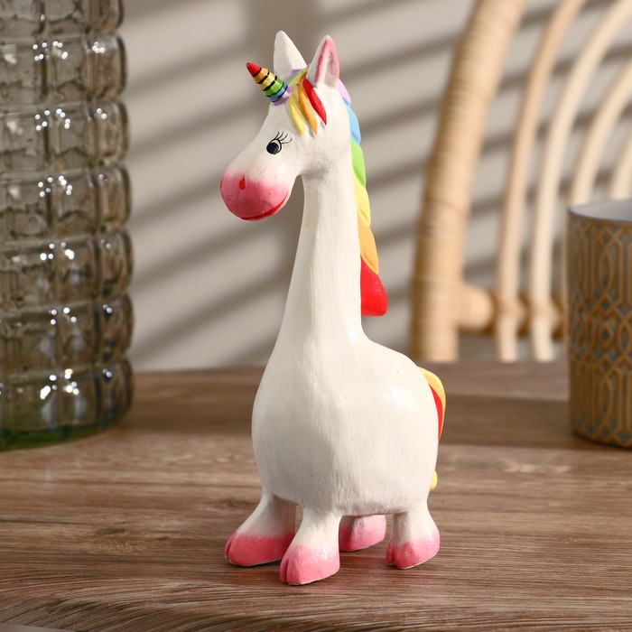 Сувенир «Единорог», 8×19×6 см, дерево