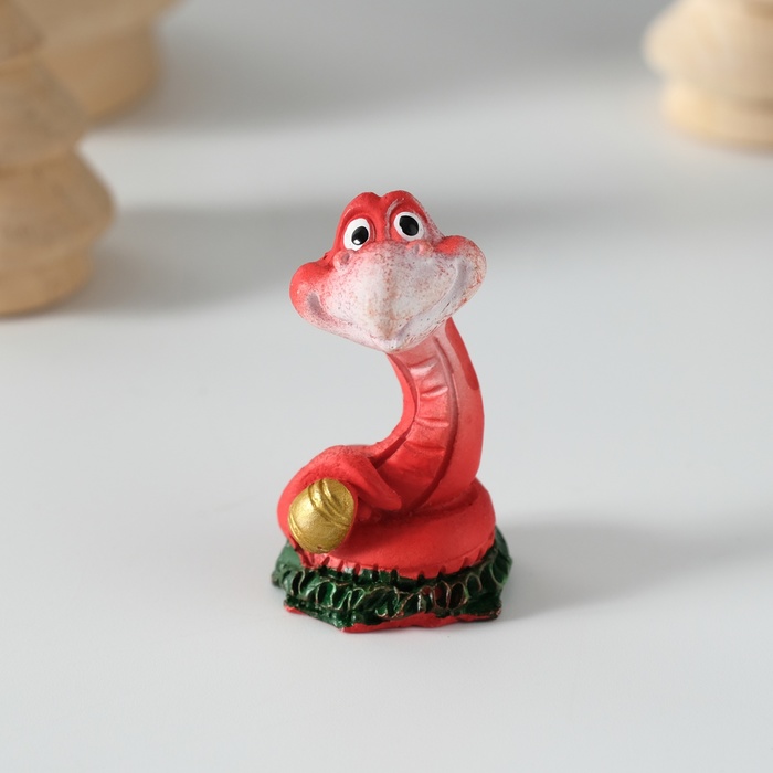 Фигурка полистоун «Добрая змейка», 2.5×2.5×4 см, МИКС