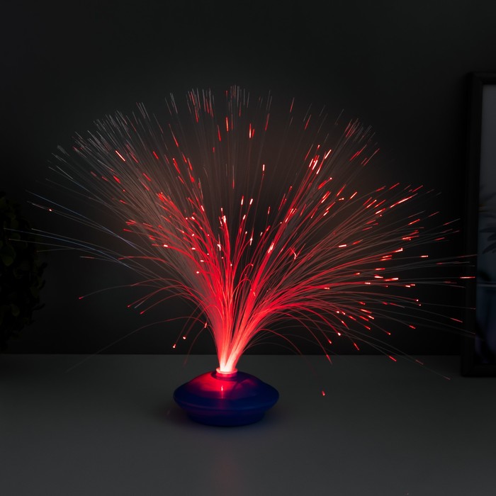 Фигурка светящаяся RISALUX «Веер. Фонтан», LED-ночник, 32 см, МИКС