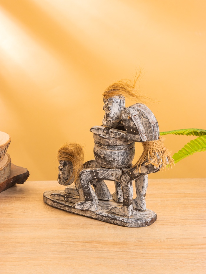 Шкатулка «Аборигены», дерево