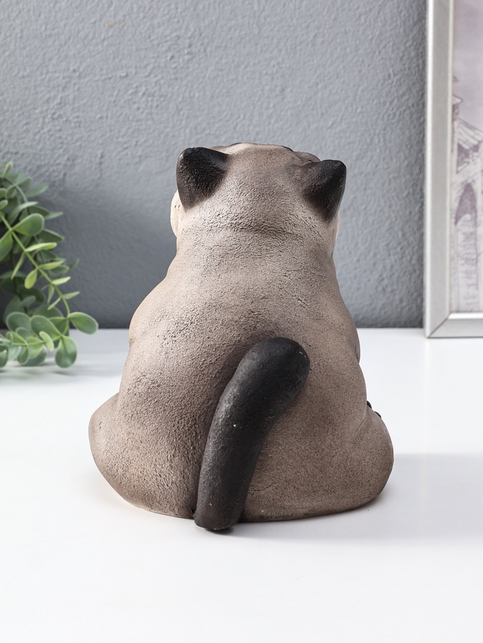 Фигура гипс «Пряник кот Сиамский», 18.5×17×19 см