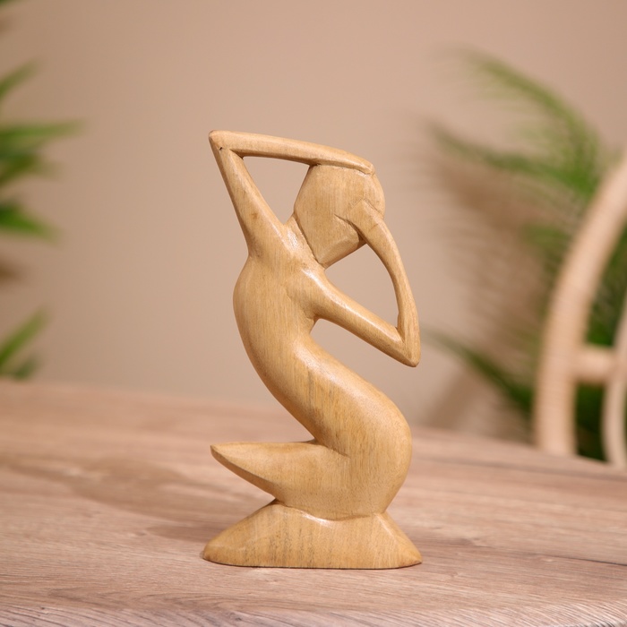 Фигурка «Девушка», 21 см, дерево