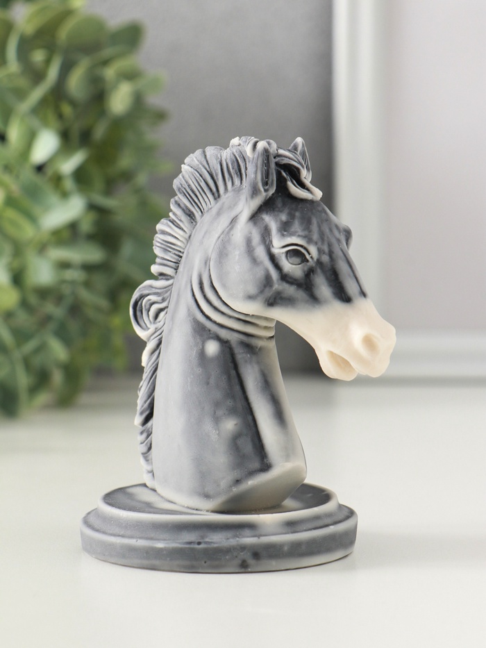 Фигурка «Голова коня шахматная», 10 см