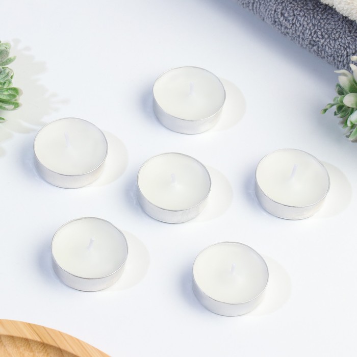 Набор свечей ароматических чайных «Жасмин», в подарочной коробке, 6 шт.