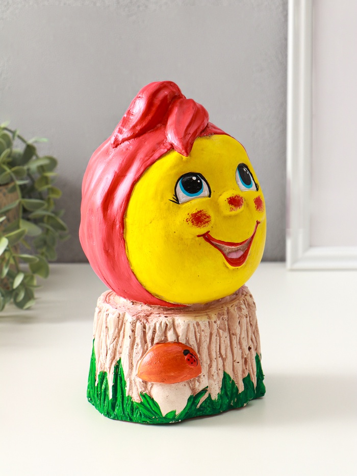 Копилка для денег «Колобок», гипс, 22×14×13 см