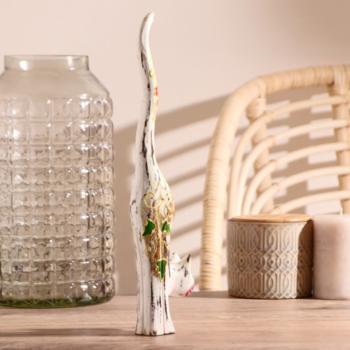 Сувенир «Кошечка», 8×4×38 см, дерево