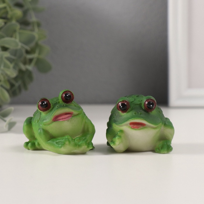 Фигурка полистоун «Лягушонок с большими глазами», 5×4.5×4 см, МИКС