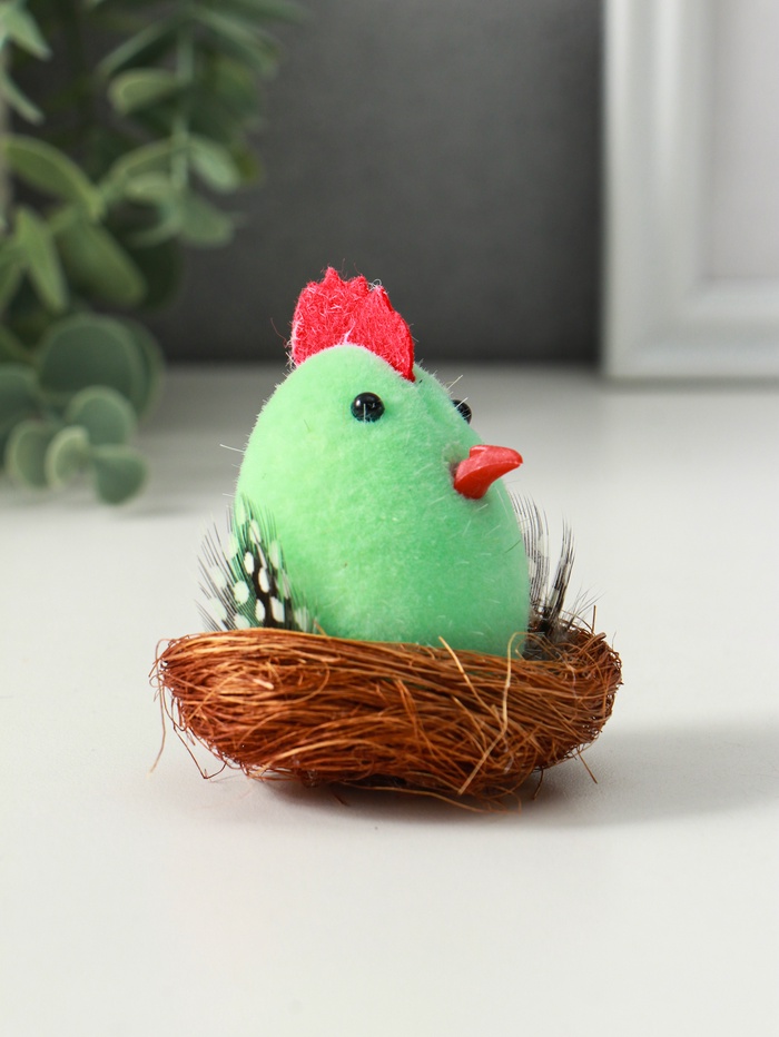Фигурка пасхальная «Цыплёнок в гнезде», 5×5×7.5 см
