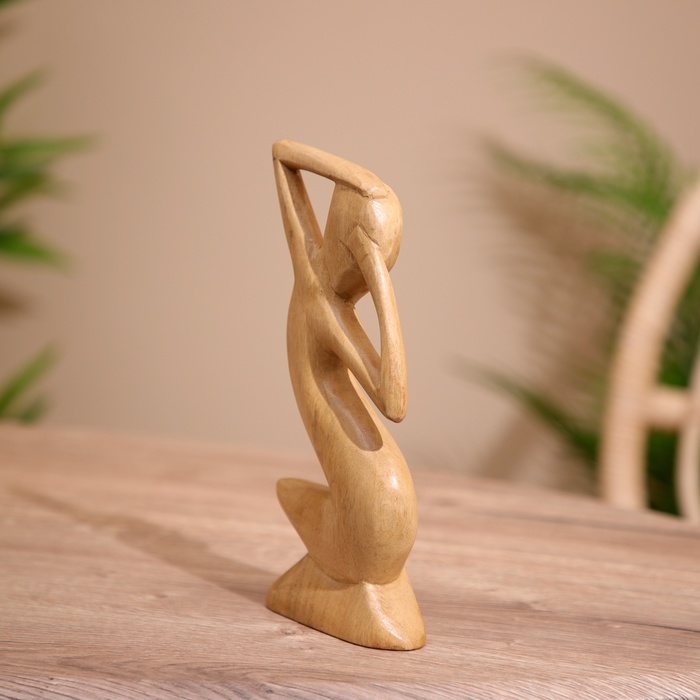 Фигурка «Девушка», 21 см, дерево