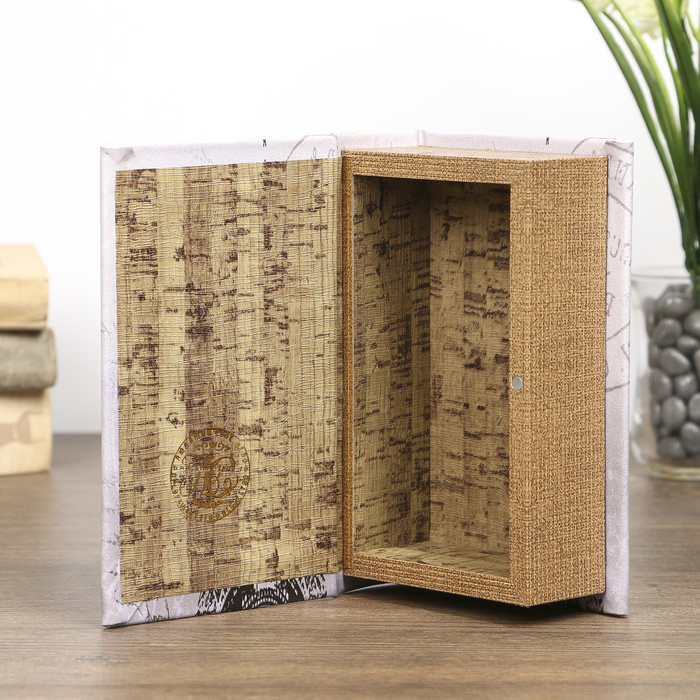 Шкатулка - книга «Эйфелева башня. Париж», дерево, искусственная кожа, 17×11×5 см