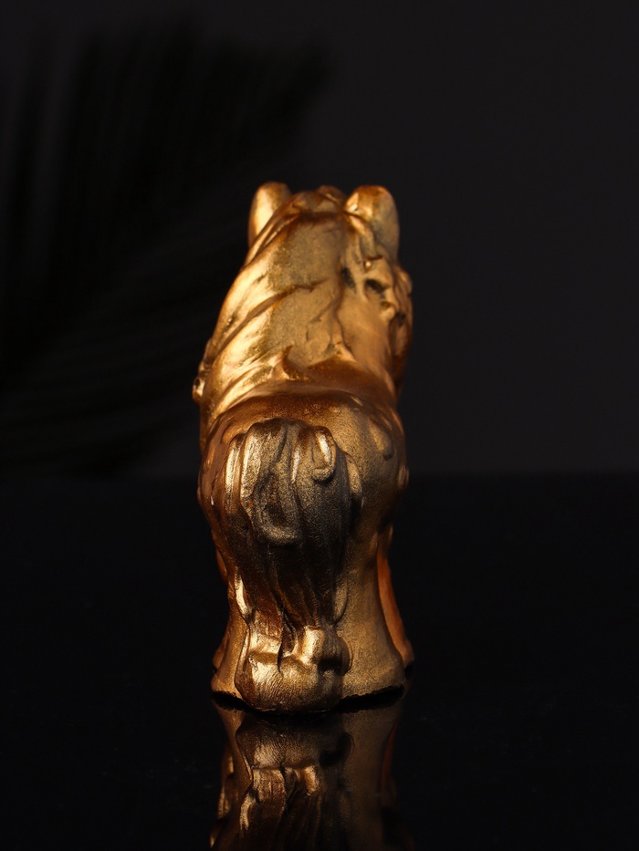 Фигурка гипс «Лошадка», 8×10×4 см, бронза