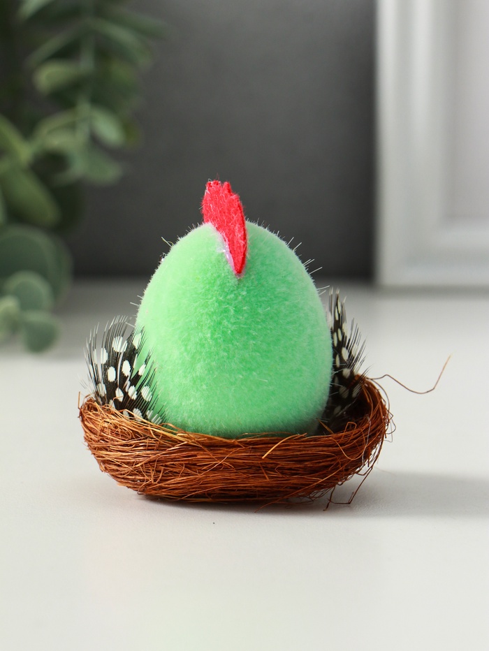 Фигурка пасхальная «Цыплёнок в гнезде», 5×5×7.5 см
