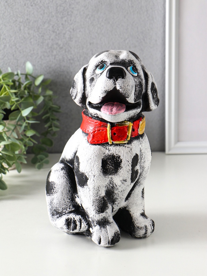 Копилка для денег «Собака Далматинец», гипс, 24.5×16×13 см