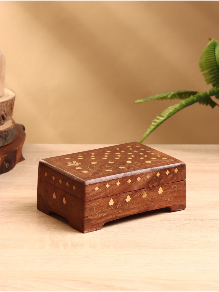 УЦЕНКА Шкатулка «Бесконечность», 15×10×7 см, дерево