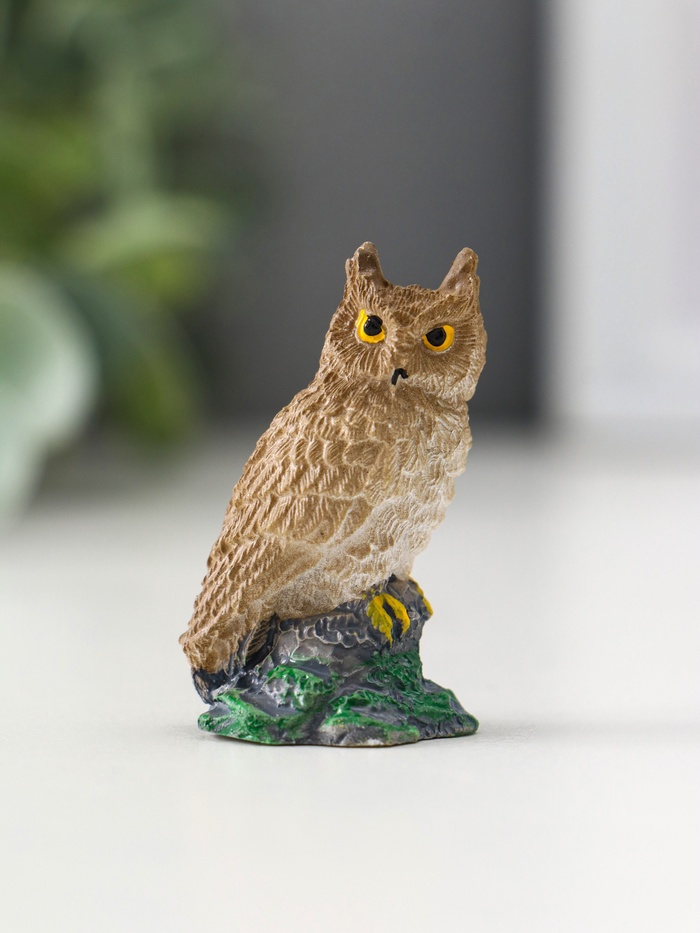 Фигурка полистоун «Лесной филин», 2×2.7×4.7 см