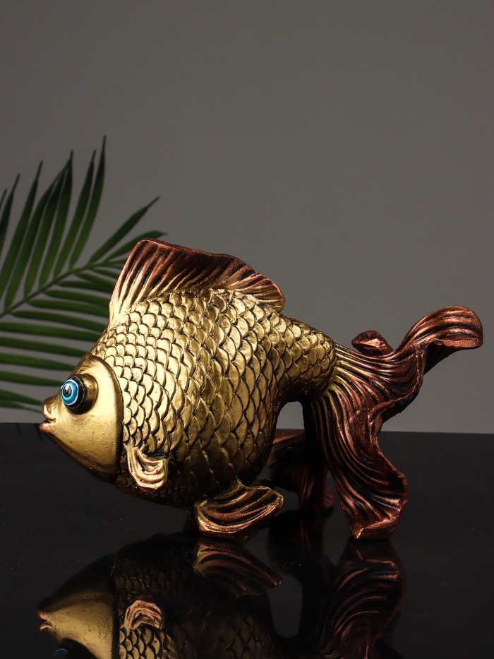 Копилка для денег «Золотая рыбка», гипс, 13×25 см