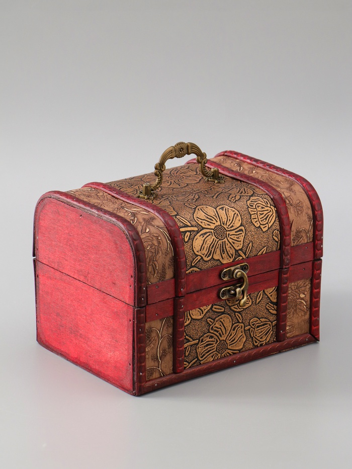 УЦЕНКА Шкатулка дерево «Цветение» 12.2×17.7×12.5 см