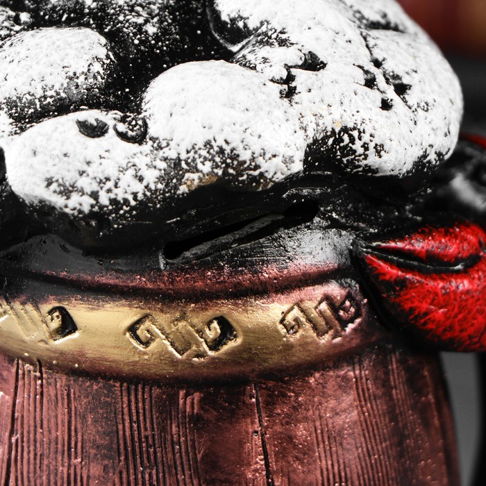 Копилка для денег «Рак на кружке», гипс, 15×11 см