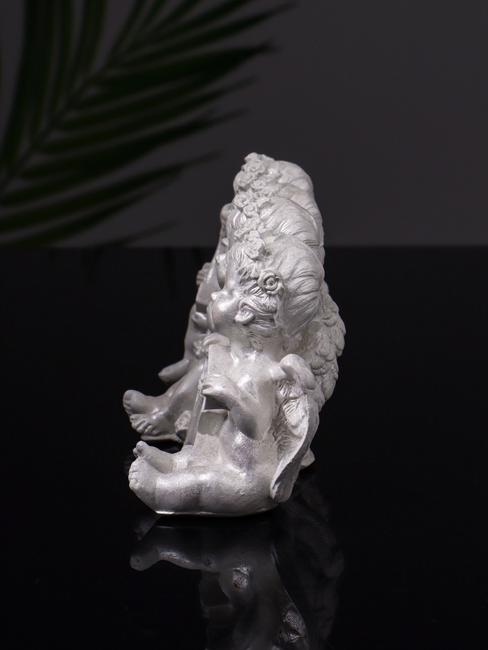 Фигурка гипс «Ангелы Love», 7×13×5 см, перламутр