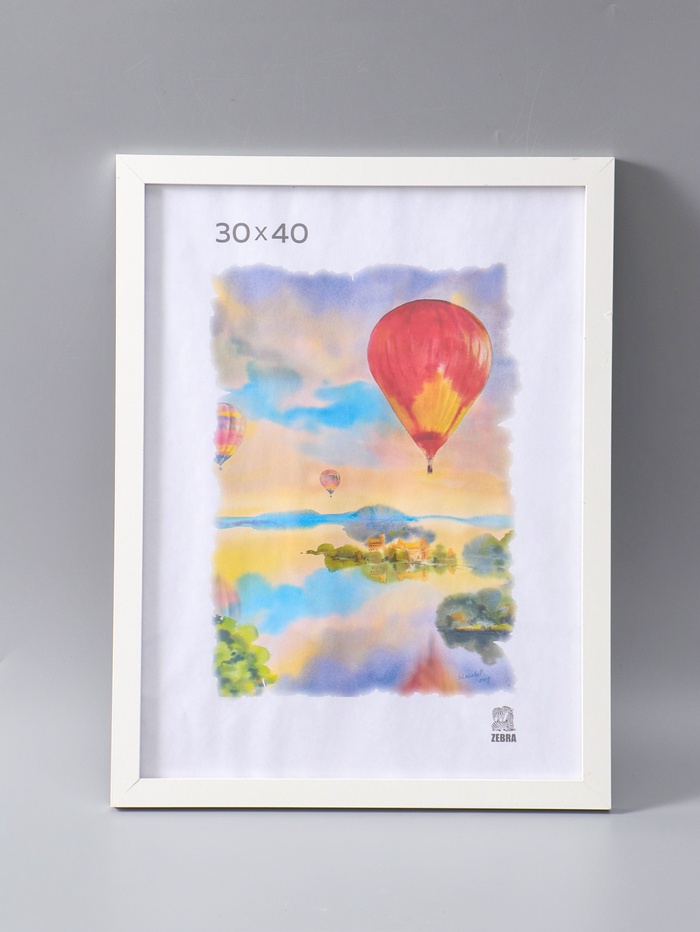 УЦЕНКА Фоторамка МДФ (100) 30×40 см, цвет белый