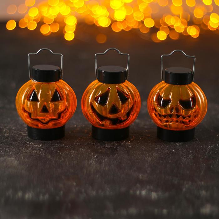 Фигурка светящаяся «Тыква на Хэллоуин», LED-ночник