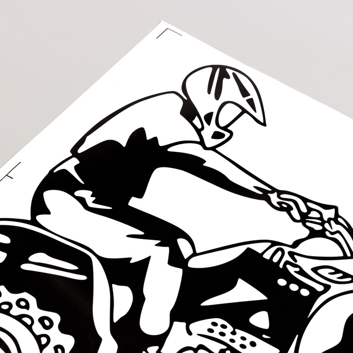 Интерьерная наклейка 3Д TAKE IT EASY «Квадро», 57×52 см