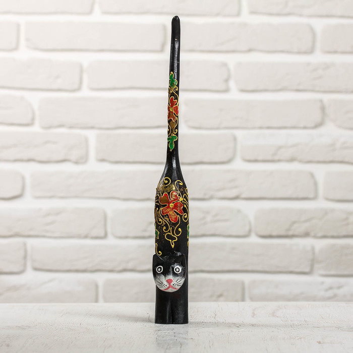 Сувенир «Кошечка», 7×4×35 см, дерево