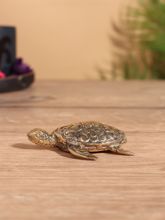 Сувенир «Черепаха», 8×7×2 см, бронза