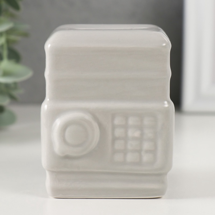 Копилка для денег «Стальной сейф», керамика, 6.2×5.5×8.8 см