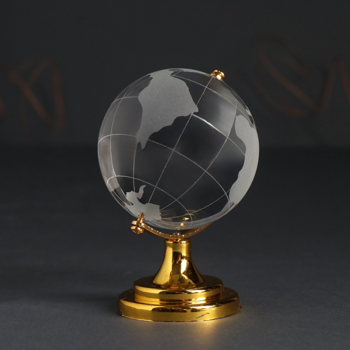 Фигурка стекло «Глобус», d=6 см