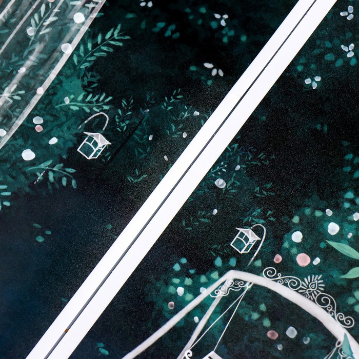 Наклейка интерьерная цветная «Окно в сад», 30×80 см, набор 2 листа